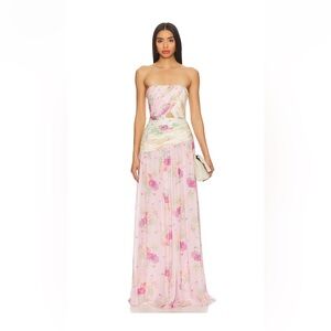 LoveShackFancy Pintil Dress in Garden Sunset